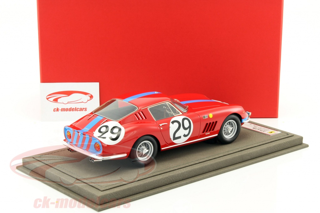 BBR Models 1:18 Ferrari 275 GTB #29 24h LeMans 1966 Courage, Pike  