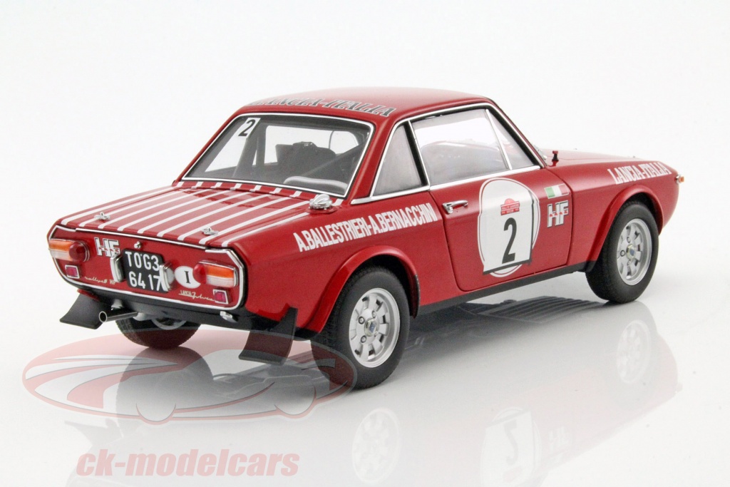 AUTOart 1:18 Lancia Fulvia 1.6 HF #2 Winner Rally SanRemo 1972  