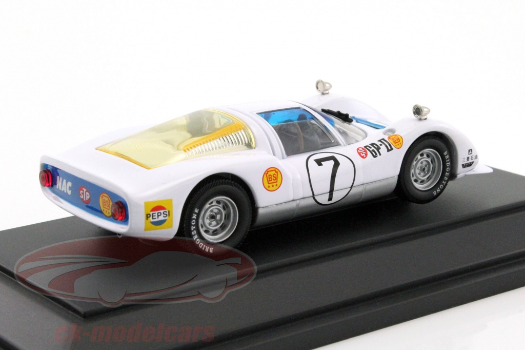 Miniature Ebbro Toyota 7 1/43 - Can Am Japon 1968 #35 - Jaune Clair - Neuve