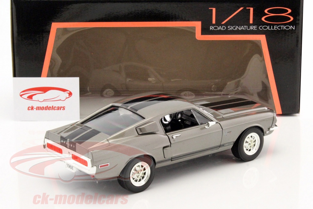 Lucky Diecast Mustang Shelby GT500KR 1968 King Of The Road – 1/18 Métal – Portes & Capot Ouvrants – Collector