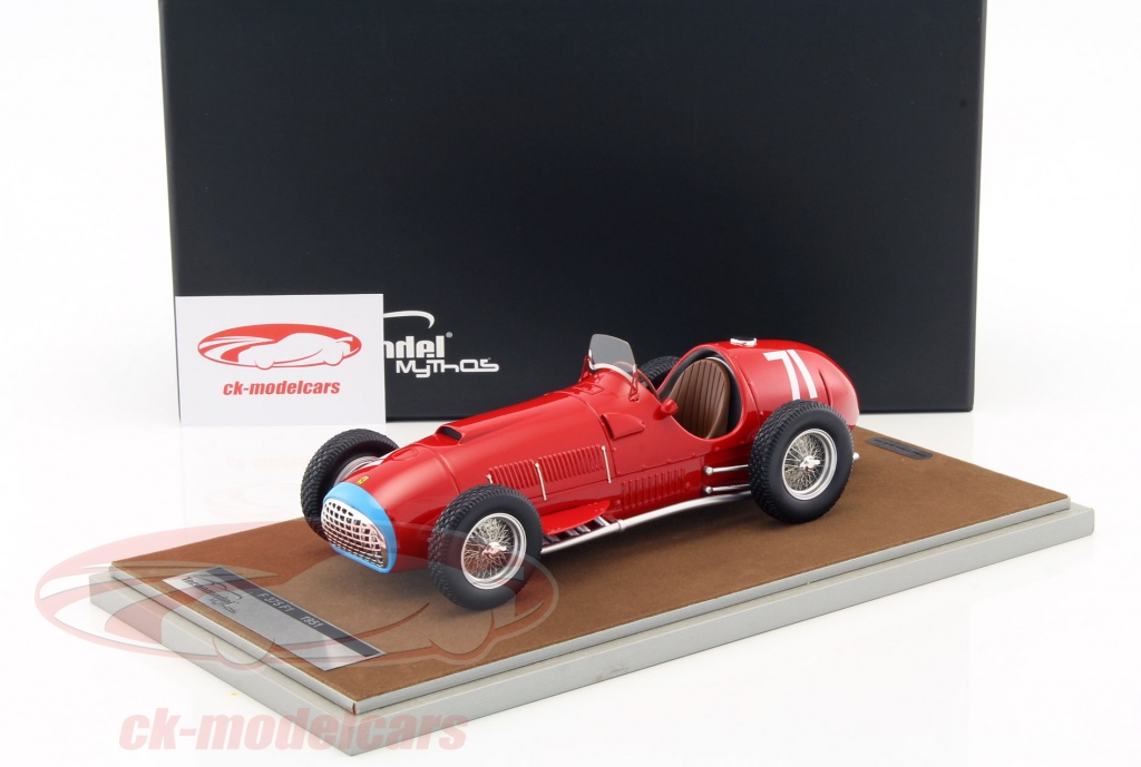 GP Replicas 1:18 Alberto Ascari Ferrari F1 275 #4 5ème Belgique GP formule 1 1950 GP162D modèle