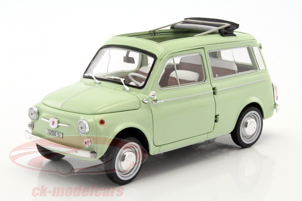 Norev 1/18 Fiat 500 Lounge Jaune - Modèle De Collection