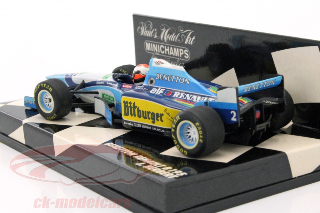 Minichamps Benetton Renault B195 F1 1995 - Modello 1:43 - Schumacher Driver