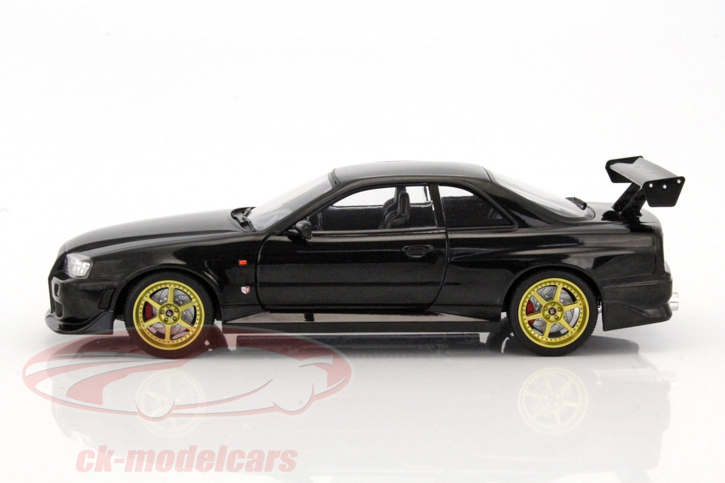 Greenlight Artisan Nissan R34 Black 1999 1/18 19030