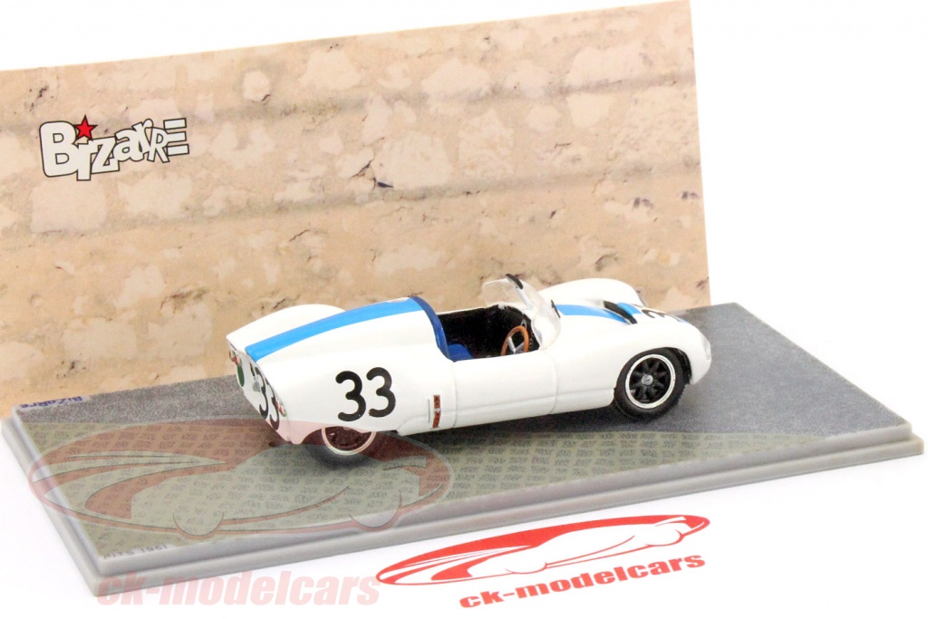 Miniature Bizarre 1/43 – Bristol 450 C Le Mans 1955 N°33 – Très Bon état Avec Boîte