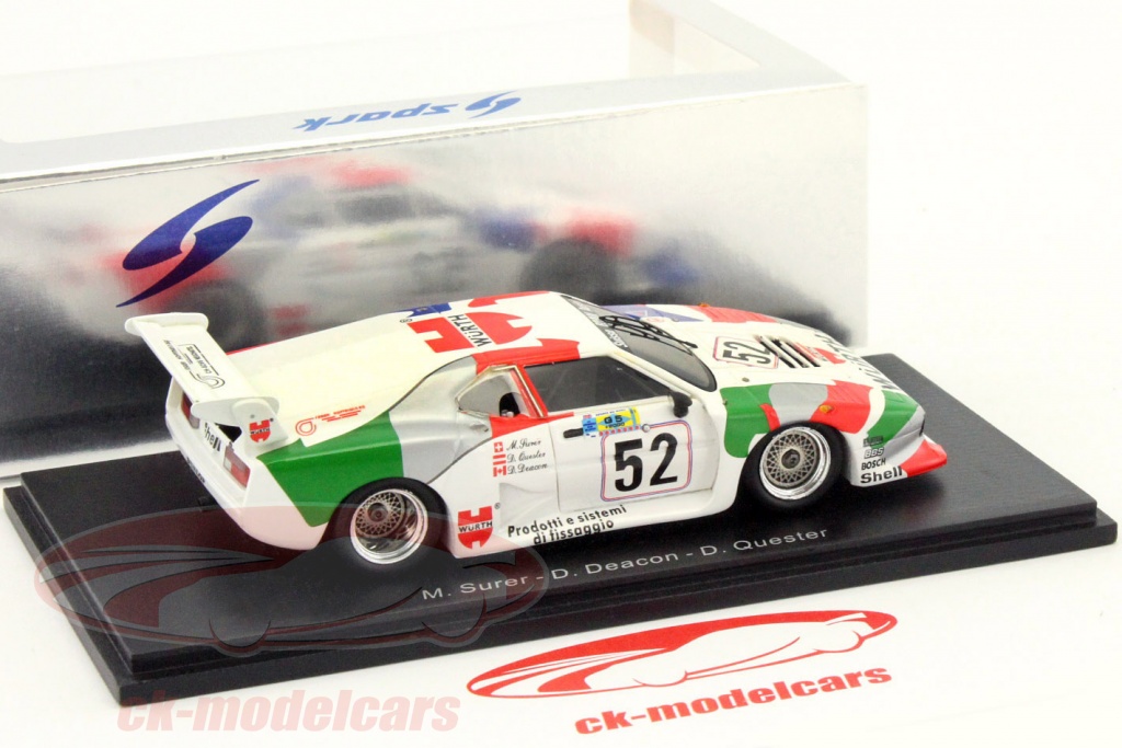 SPARK-MODEL S1581 Scale 1/43 | BMW M1 N 51 16th LE MANS 1981 ALLIOT