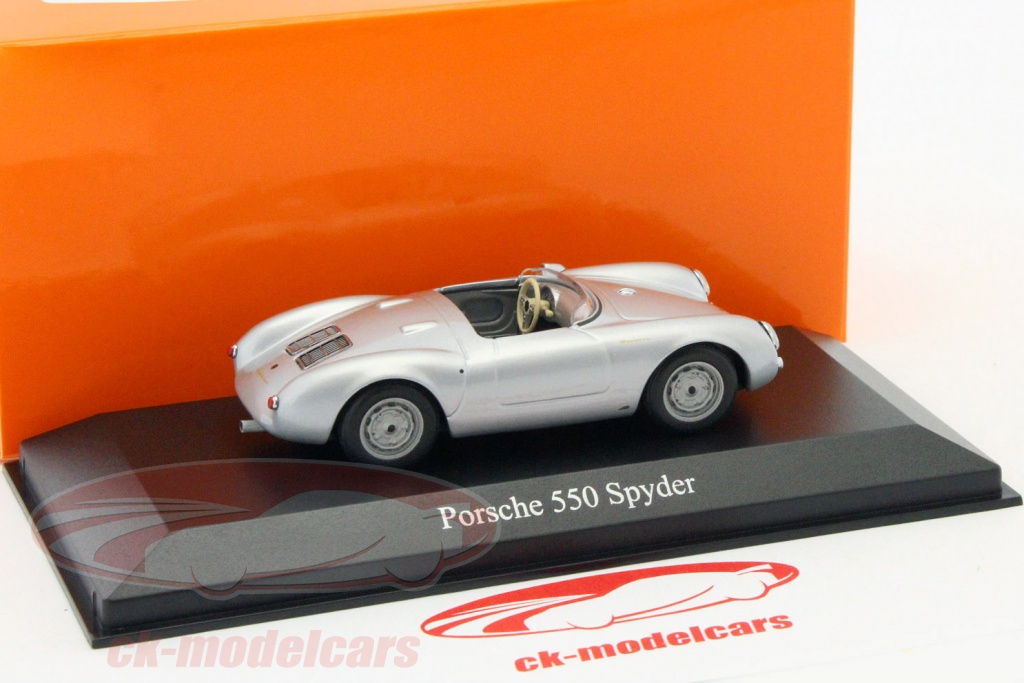 Maxichamps - 940066031 - Maquette - Porsche 550 Spyder - 1955 - Echelle 1/43, Bleu