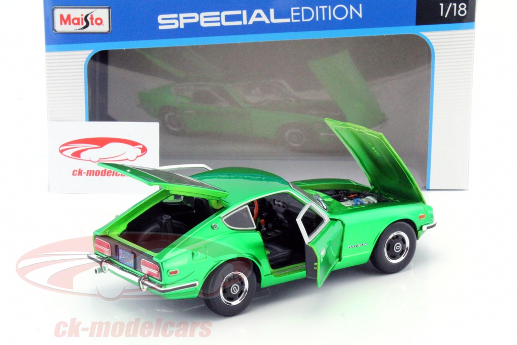 Maisto 1:18 Datsun 240Z 築 1971 グリーン 31170gn モデル 車 31170gn 