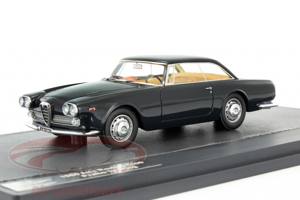 Matrix 1:43 Alfa Romeo 2000 Praho Touring year 1960 dark green MX50102 ...