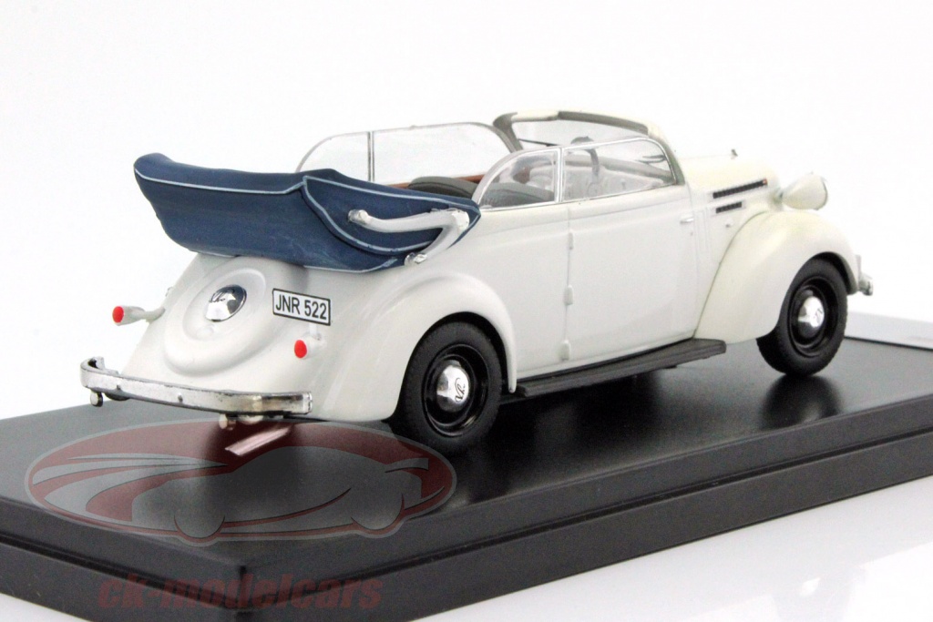 Volvo PV51 Cabriolet 1937 - Miniature 1/43 IXO PREMIUM X - Blanc - PRD573