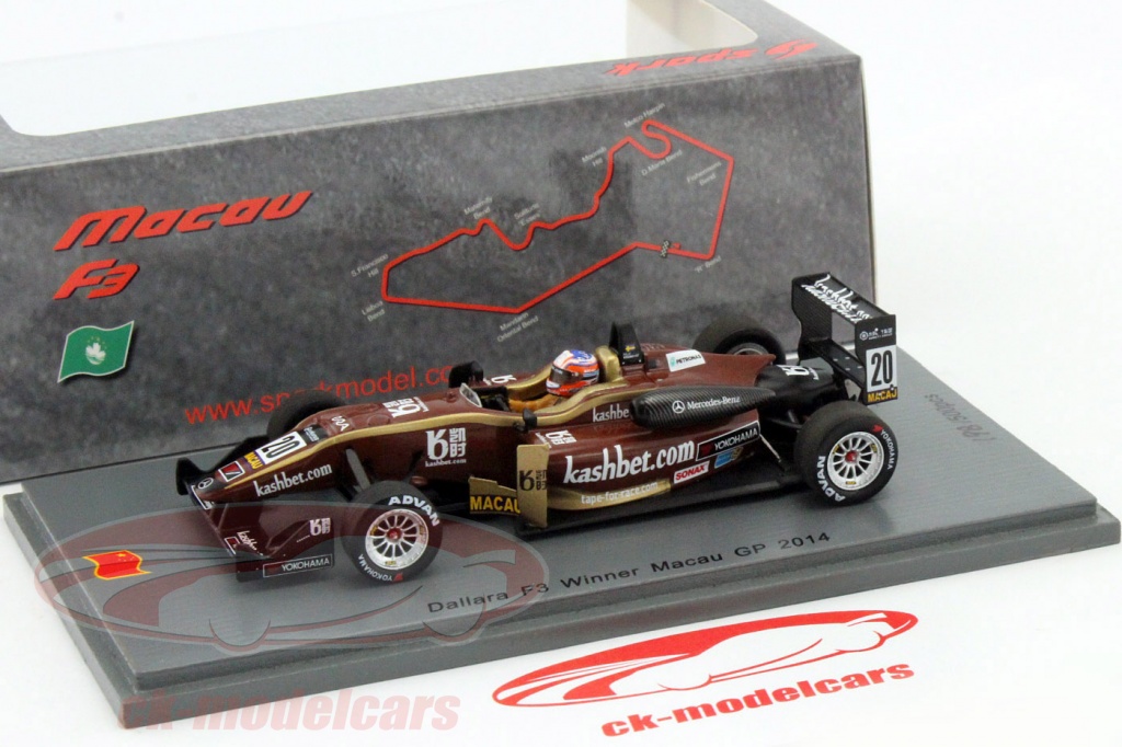 Miniature Spark 1/43 Triumph TR2 N°5 – Vainqueur Macau GP 1954 – Eduardo Carvalho (rouge)