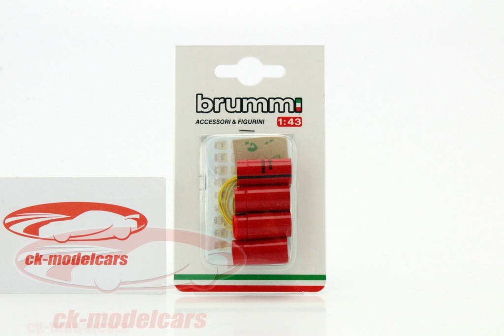 Accessori Transenne Di Legno Tipo Mille Miglia In ABS Scala 1/43 - Brumm F103