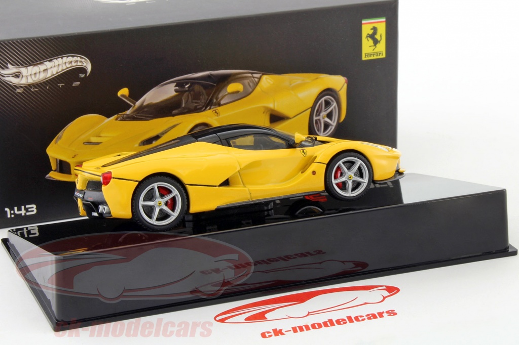 Miniature Ferrari LaFerrari 1/24 Burago La Aperta Metallise Noire