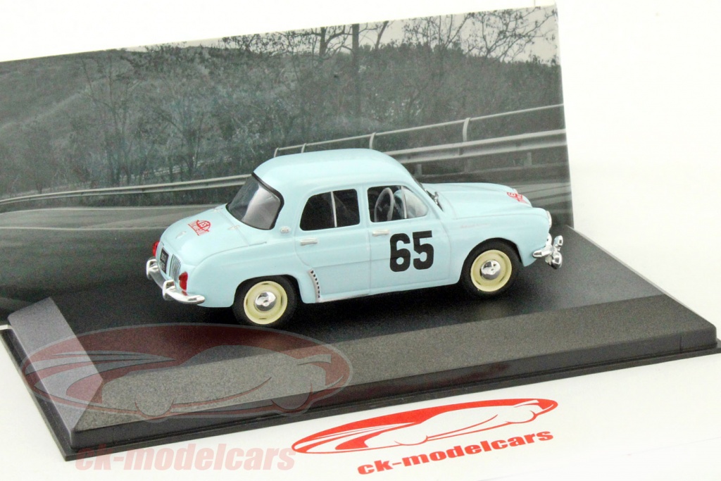 Spark S5207 - Renault Dauphine N°65 Vainqueur Rallye Monte Carlo 1958 - 1/43 Résine (prévente)