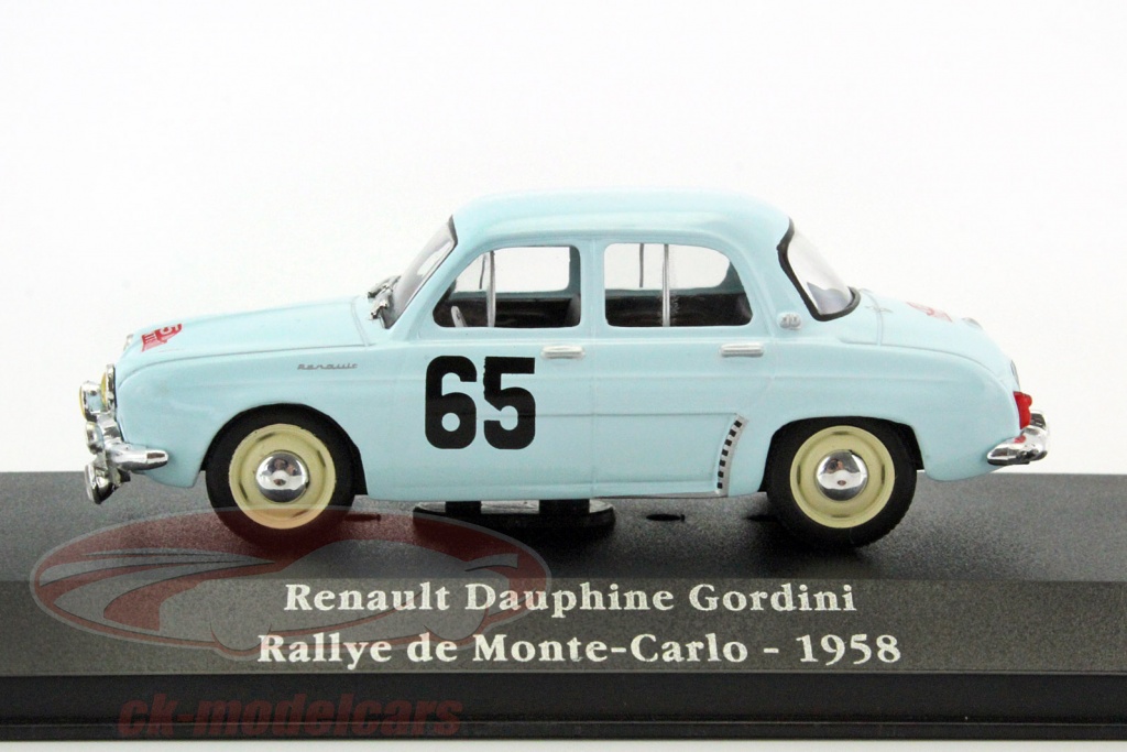 Depanneuse 1 43 Modèle Réduit Norev - Renault Dauphine Rallye Monte Carlo 1958 - Échelle 1/64 - Neuf Sous Blister Voiture Miniature Collection Rallye