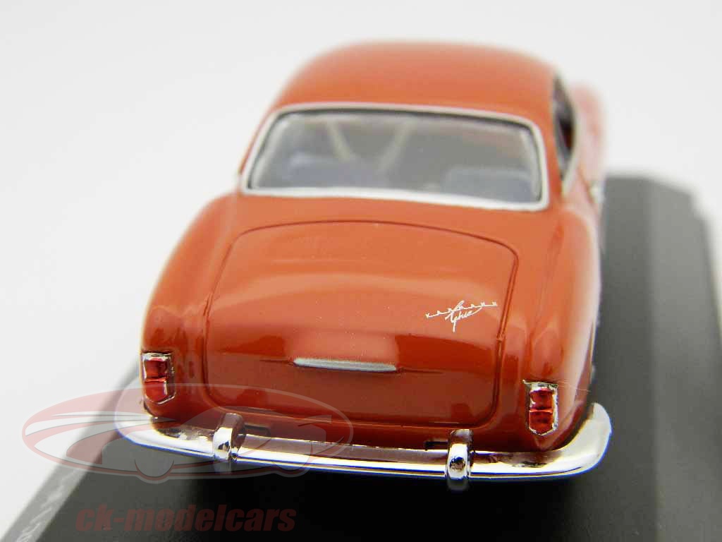 VW KARMANN GHIA COUPE 1955-1959 Jaune et Noir MINICHAMPS 1:43