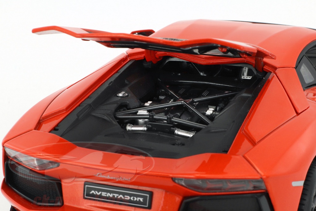 Lamborghini Aventador LP700-4 Arancione Rastar 1:18 - Modello Da Collezione - Foto 2