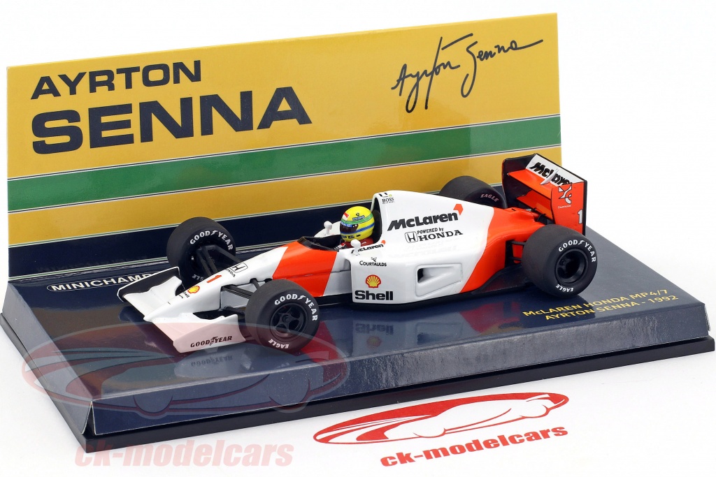Ayrton Senna McLaren MP4/7 #1 formula 1 