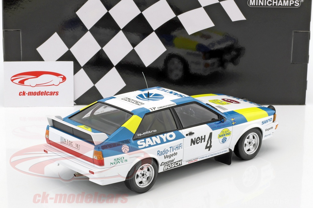 Minichamps 1:18 Audi Quattro #4 Winner International Swedish  