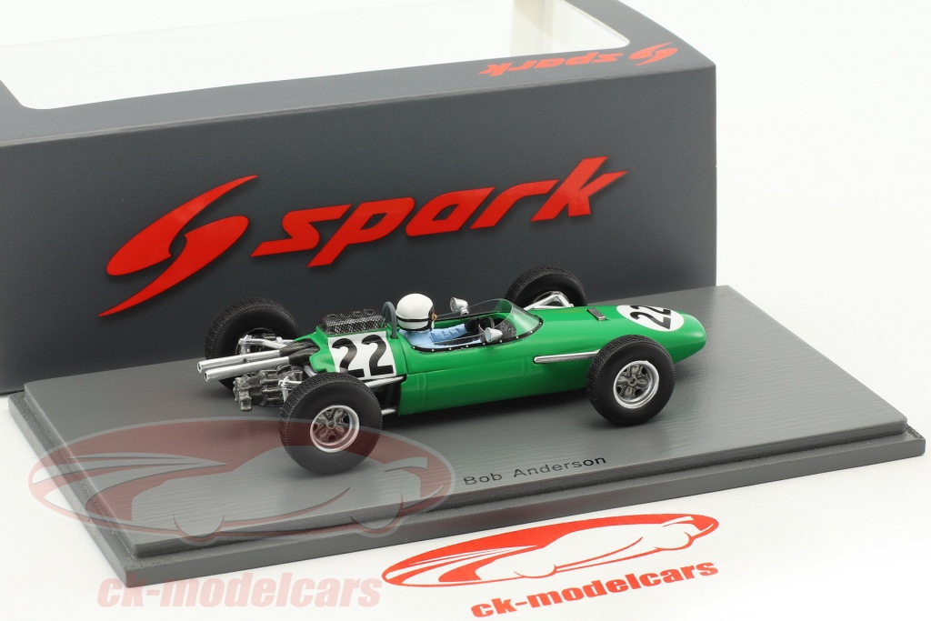 Brabham BT11 F1 1964 Spark 1/43 – Bob Anderson GP Autriche – Collection Vitrine
