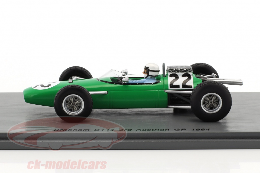 Brabham bt11 b.anderson 1964 n.22 3rd austrian gp 1:43 formula 1 scala 