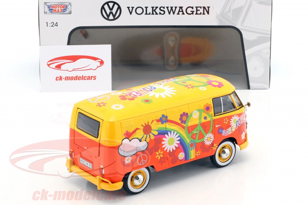 VOLKSWAGEN FOURGON T1 PICK-UP rouge GALERIE MOTORMAX 79582 ECHELLE AU 1
