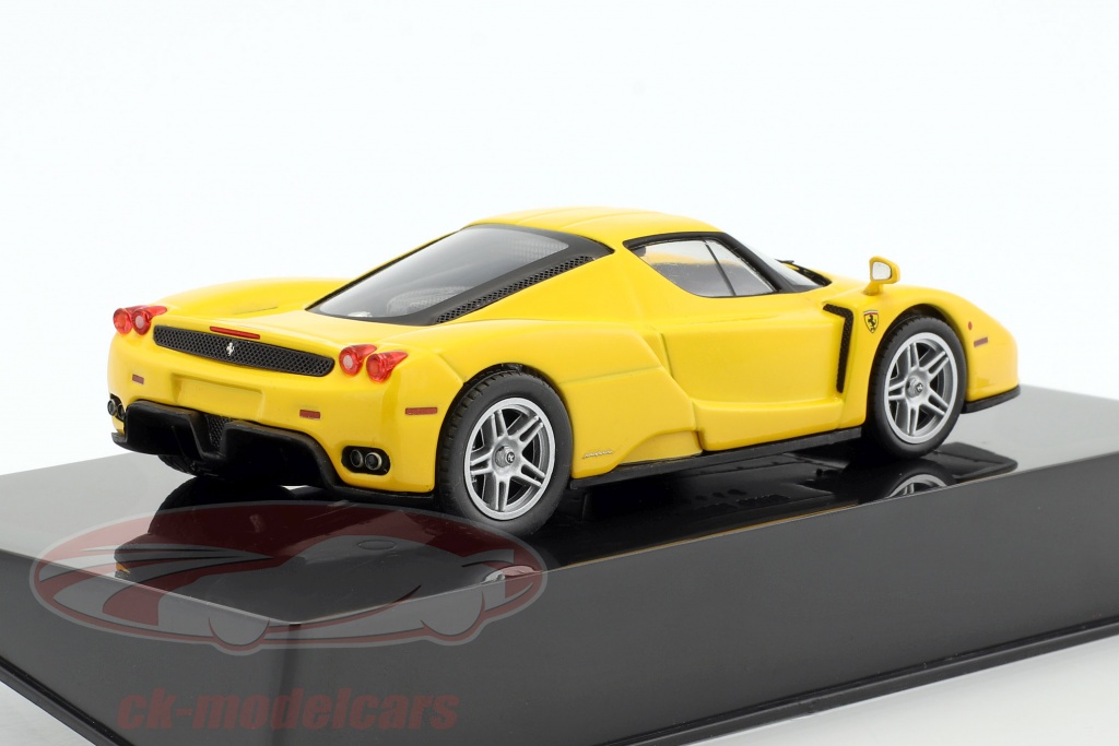 Miniature BBR Ferrari Enzo/FXX 1/43 édition Limitée 03/20 – Jaune – Socle Cuir