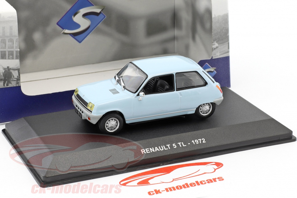 NOREV: NOREV NV510528 RFRAULT 5 TL 1972 BLEU CLAIR 1:43 Modèle de