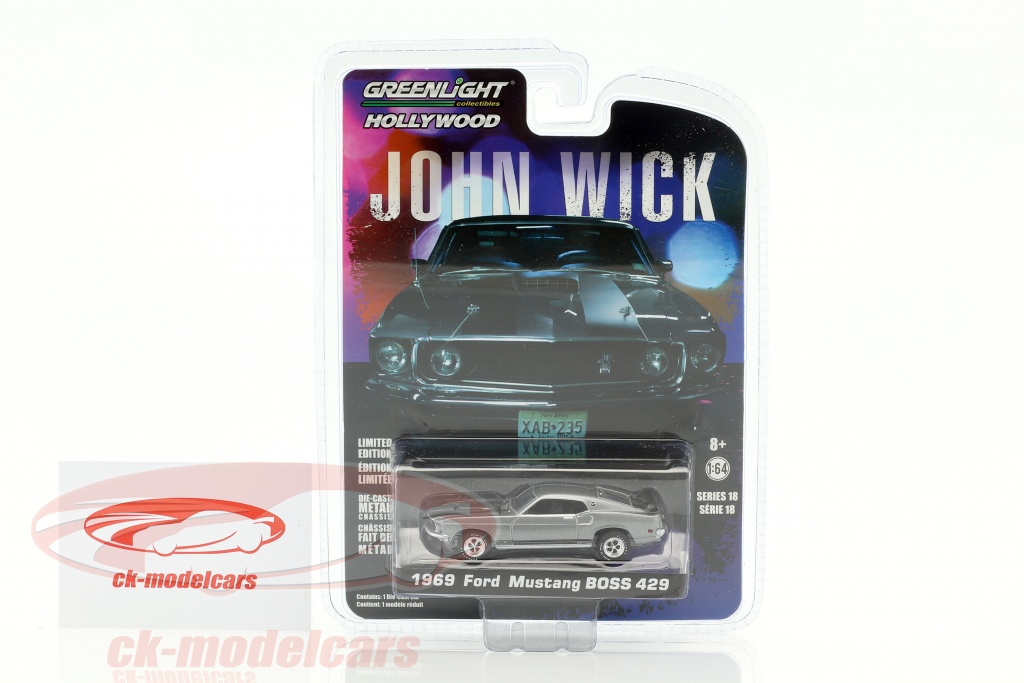 Greenlight - 1969 Ford Mustang BOSS 429 John Wick - 1/64 scale model