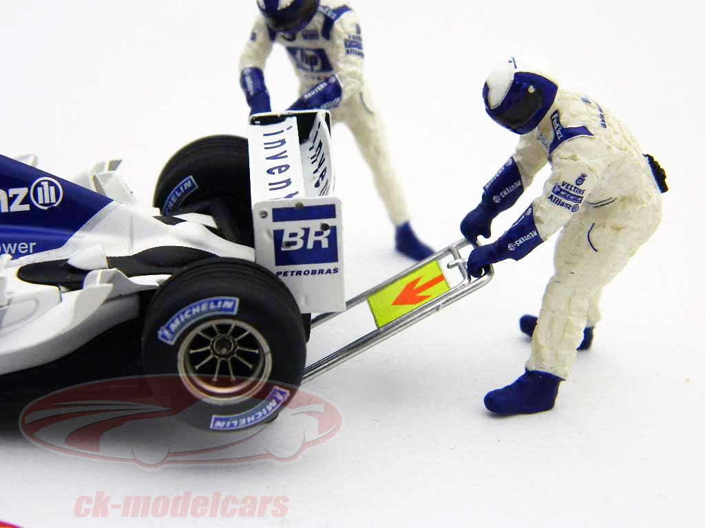 Minichamps 1:43 Minardi F1 Changer de Tyr équipe Set 1 Stop / Pit Set