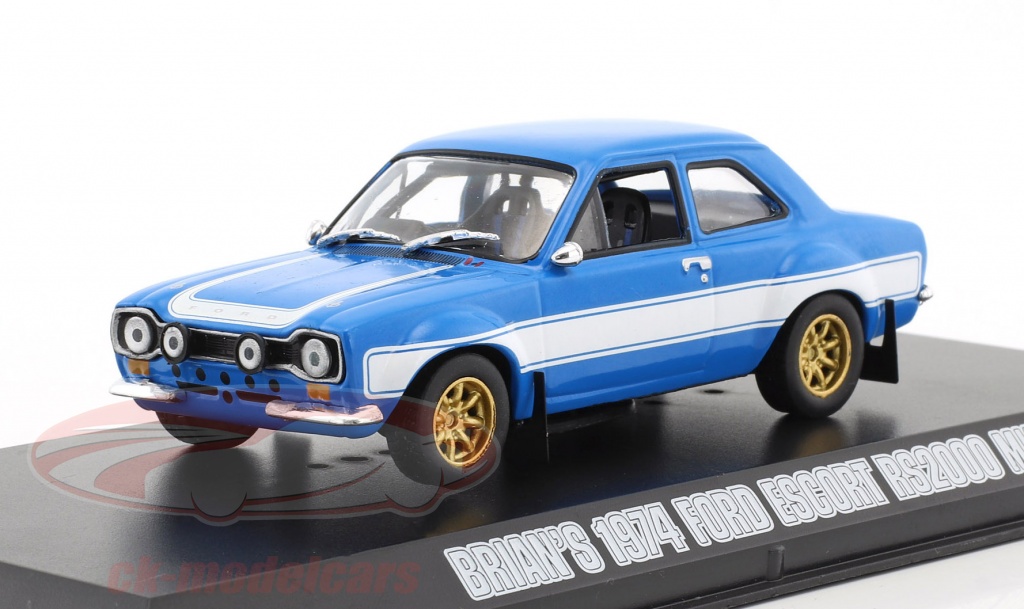 Ford Escort RS2000 MKI 1994 Fast and Furious VI Movie Car 1:43 Greenlight