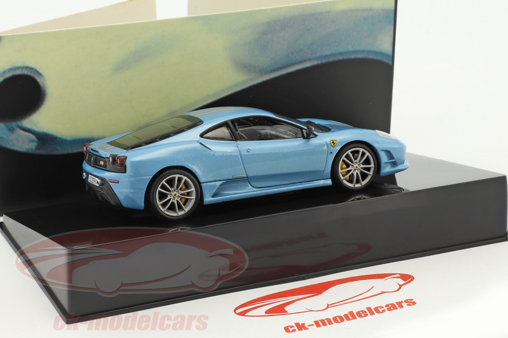 Miniature Hotwheels Ferrari F430 Scuderia – Bleu Métallisé 2007, 1/43