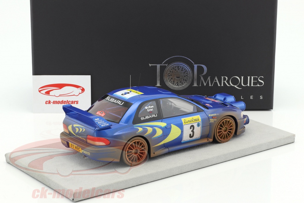 Decalcomanie 1/18 Per Subaru Impreza WRC #27 De Mevius - Rallye Sanremo 1998 - MF-ZONE 1806D