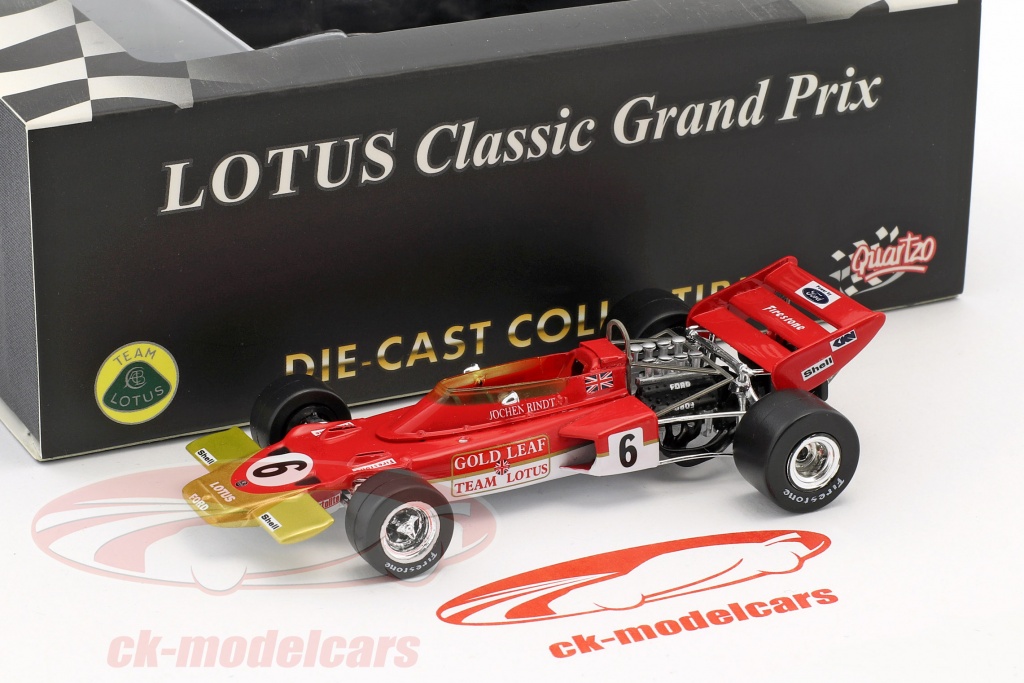 QUARTZO 1970 LOTUS Ford 72C #6 Jochen Rindt Qwc 99010 1/43 World Champion EUR 40,00 - FR