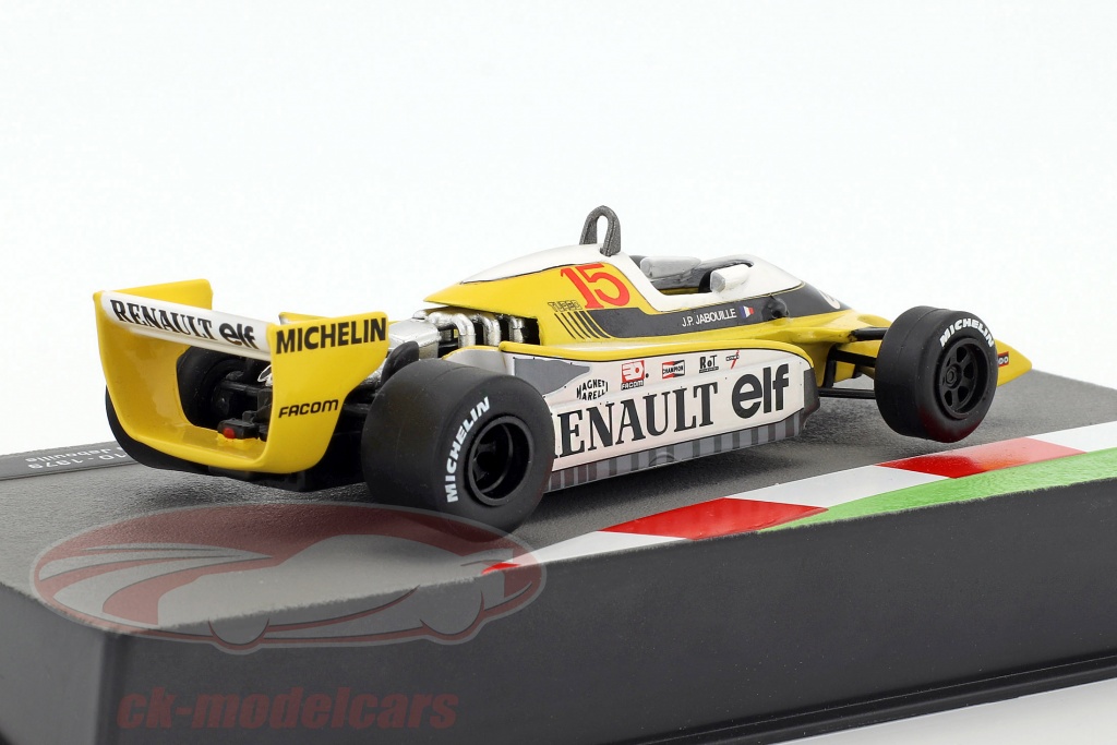Jean Pierre Jabouille Renault RE20 Turbo 15 Formula 1980 1 18 GP Replicas Ubicaciondepersonas 