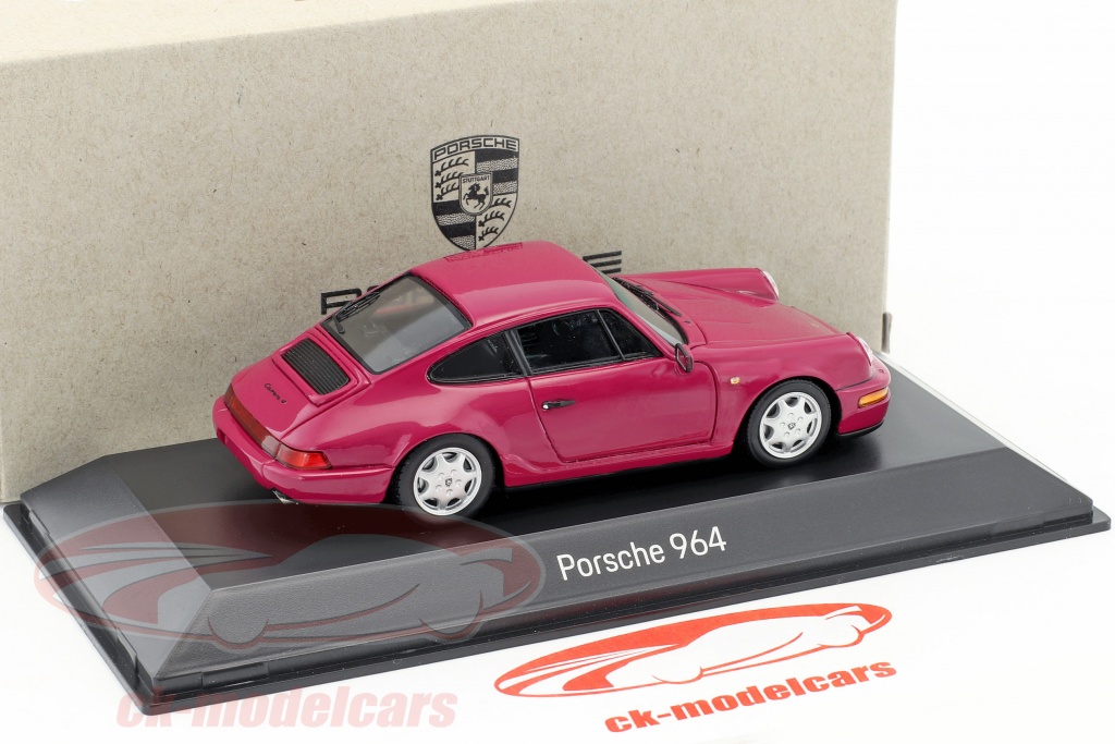 Spark 1:43 Porsche 911 (964) Turbo estrella de rubí rosa CA04313002