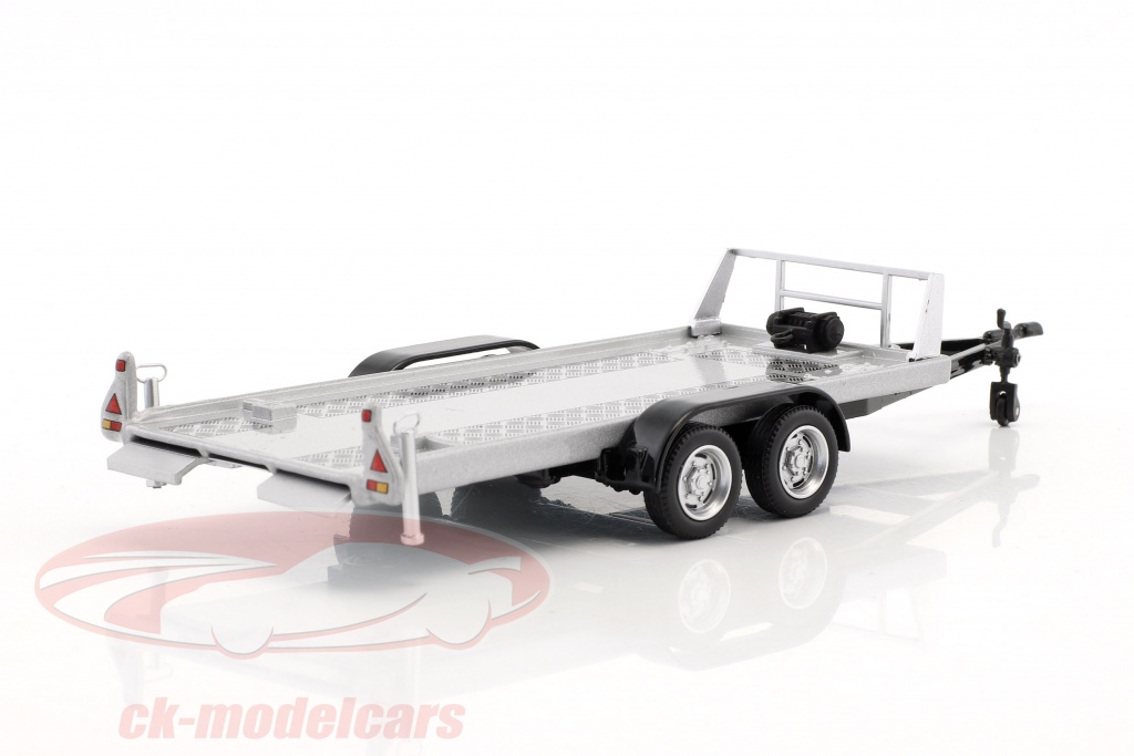 Camion Porte-voitures Avec Remorque 1/60 – Bleu, Neuf – Jouet Pour 14 Ans Et Plus
