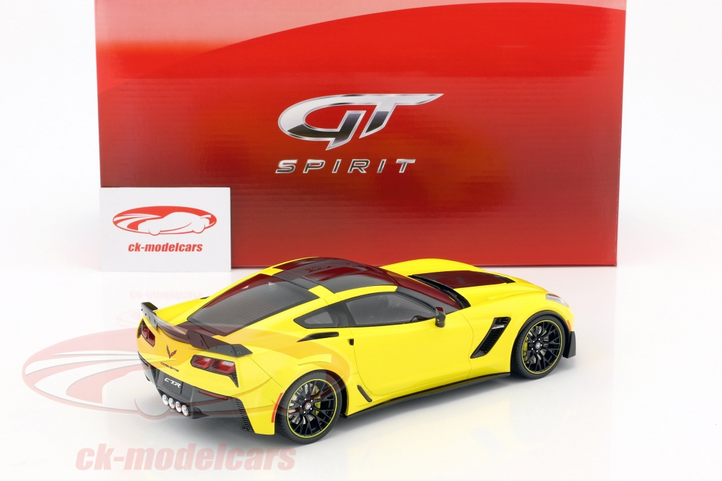 GT-SPIRIT 1:18 Chevrolet Corvette Z06 C7.R Edition 建造年份 2016 racing 黄 ...