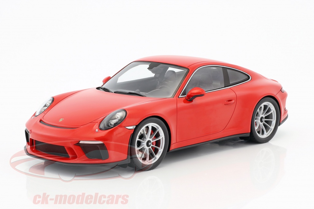Porsche 911 (991 II) GT3 Touring Package guardie rosso con vetrina 1:18 Spark