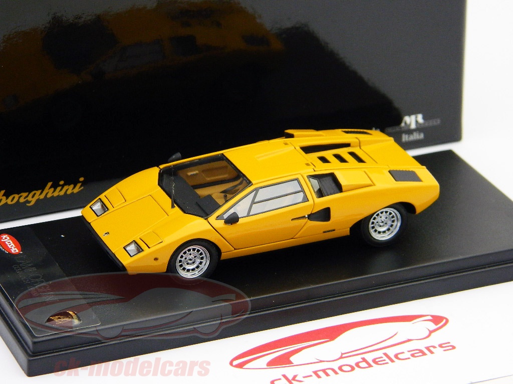 Miniature Record Résine 1/43 – Lamborghini Countach Rouge, Occasion (sans Boîte)