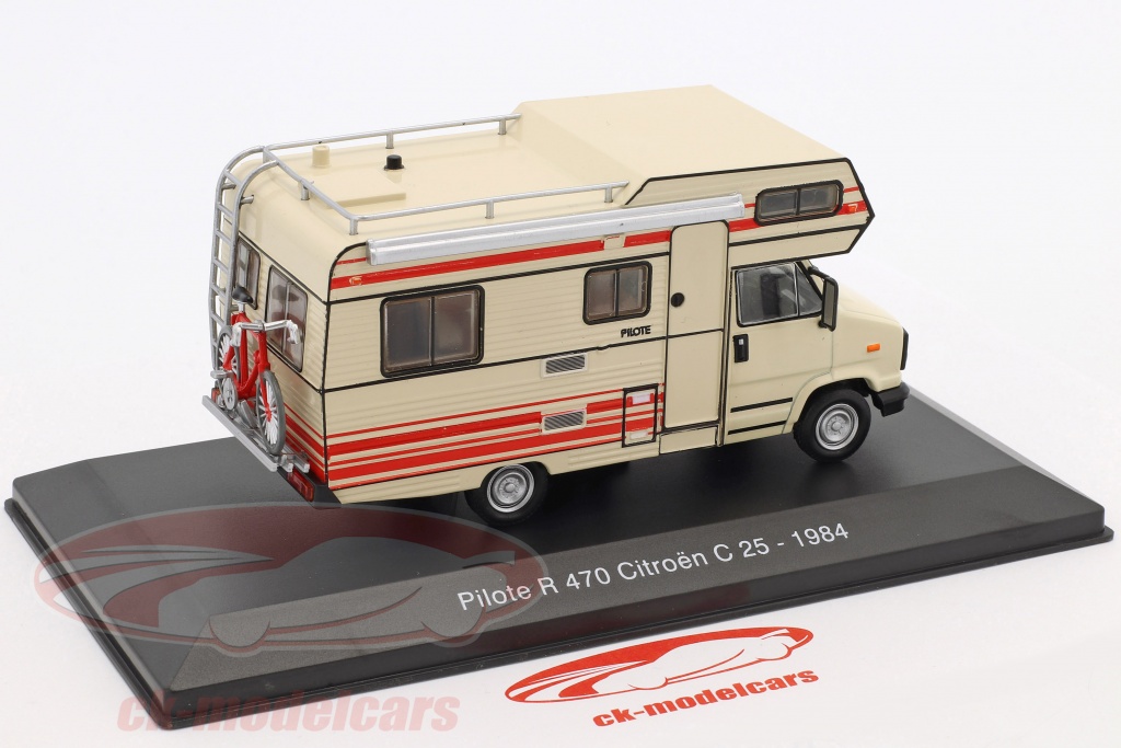 Modellino 1:43 Hachette (Ixo) Fiat Ducato Camper 1984 - Nuovo In Blister