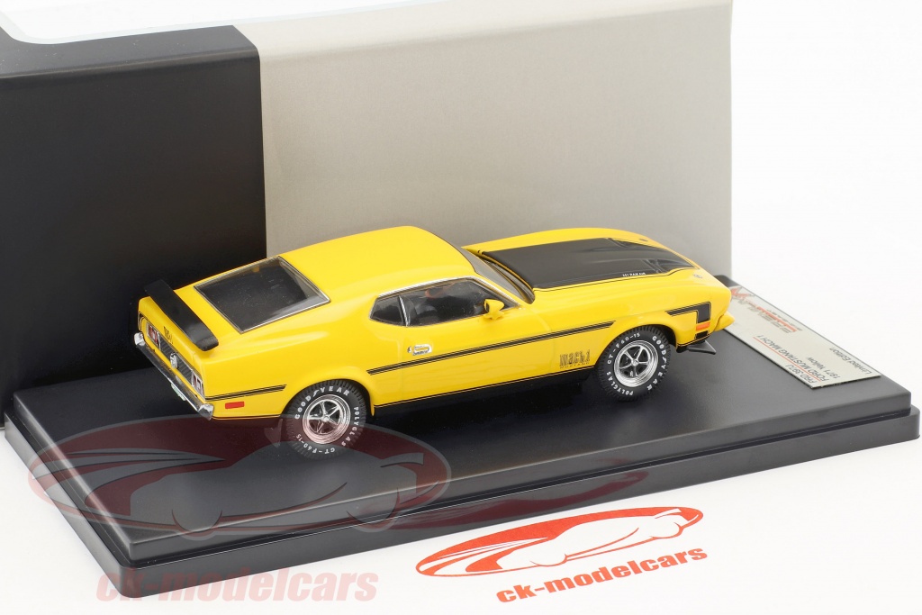 1:43 Premium X Ford Mustang Mach 1 1971 PRD397J Diecast Models Limited Yellow 