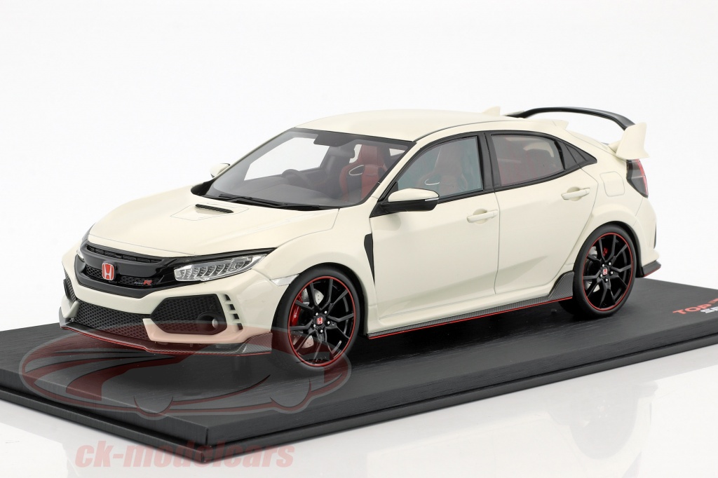 True Scale 1:18 Honda Civic Type R RHD championship 白 TS0156 モデル 車 ...
