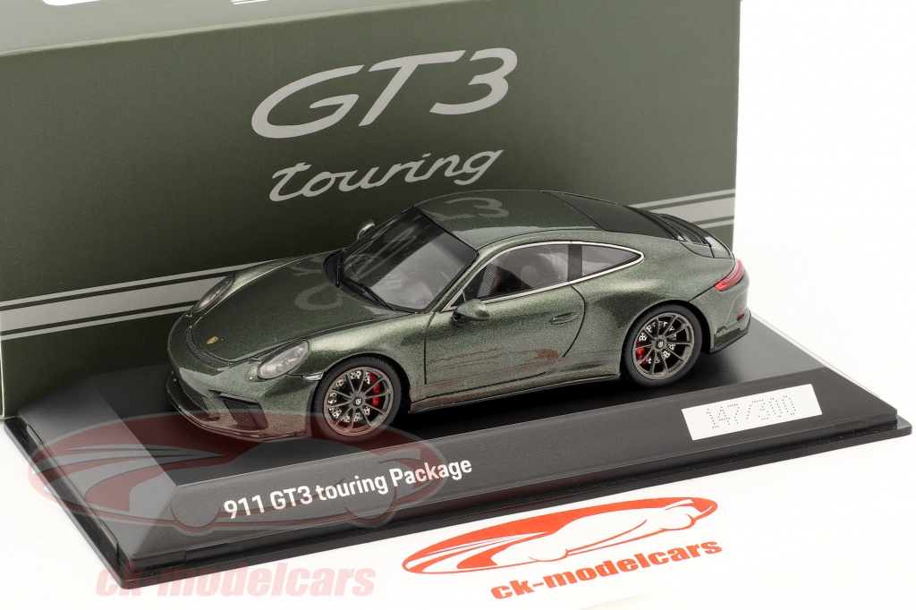 MINICHAMPS 1:43 Porsche 911 GT3 (991 II) Verde, Edizione Limitata PMA Exclusive 100 Pezzi