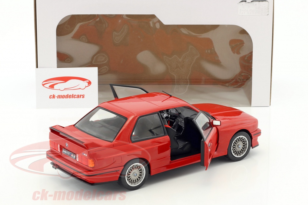 Solido 1:18 BMW M3 E30 Baujahr 1986 rot S1801502 Modellauto 