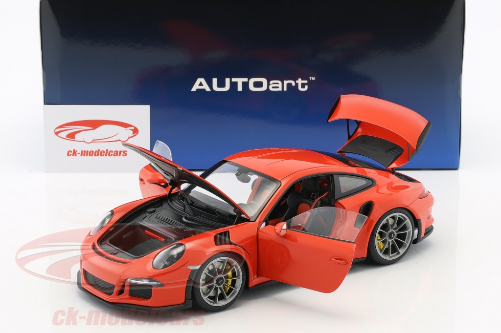 AUTOart Orange Porsche 991 1:18 Scale Car 78168 for sale online