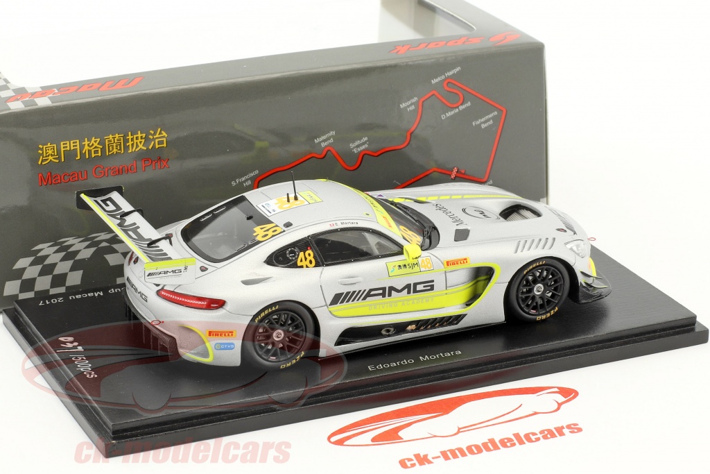 Tarmac Works 1:64 Mercedes AMG GT3 70° Anniversario - Macao GP - Modello Da Collezione - copertina