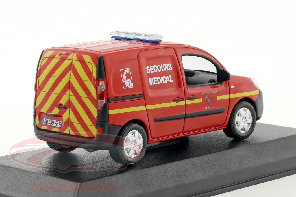 Modellino 1:43 Renault Kangoo 2 Compact Phase 2 - Pressofuso Norev Atlas Argento