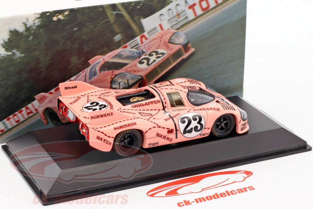 Porsche 917/20 Pink Pig #23 – Miniature Norev 1/12, 24h Le Mans 1971, édition KK Scale