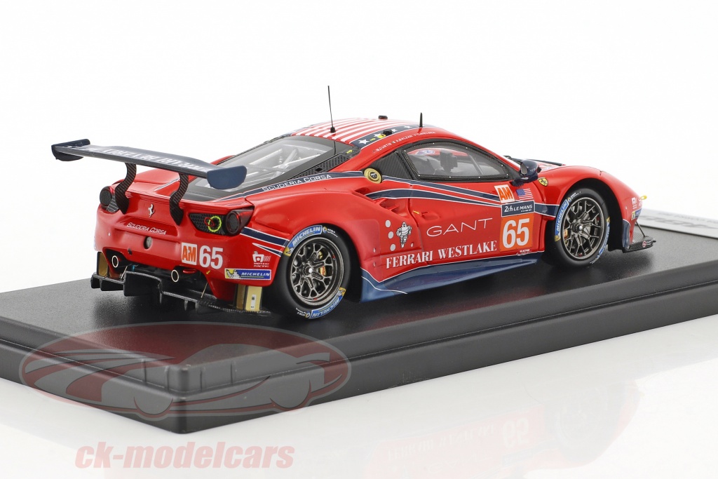 LOOKSMART LSLM073 Ferrari 488 GTE – 3e Le Mans 2017, échelle 1/43